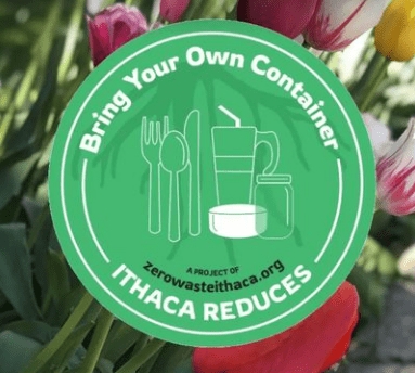 ithaca zero waste logo