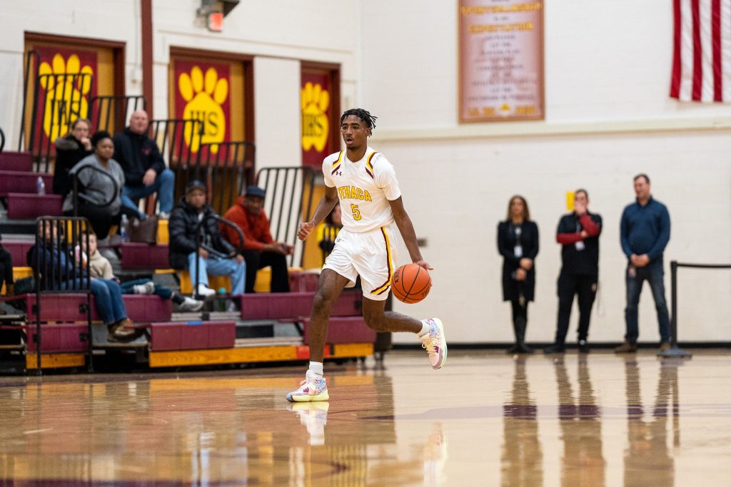 Ithaca's Luke Little played a significant role in helping the Little Red win the STAC title for the first time since 2017. The junior guard scored 20 points, provided the go-ahead assist, and hit two clutch free throws in the final against Union-Endicott. 